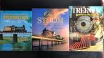 Set van 3 grote boeken over stoomtreinen, Ophalen of Verzenden, Zo goed als nieuw, Trein, Boek of Tijdschrift
