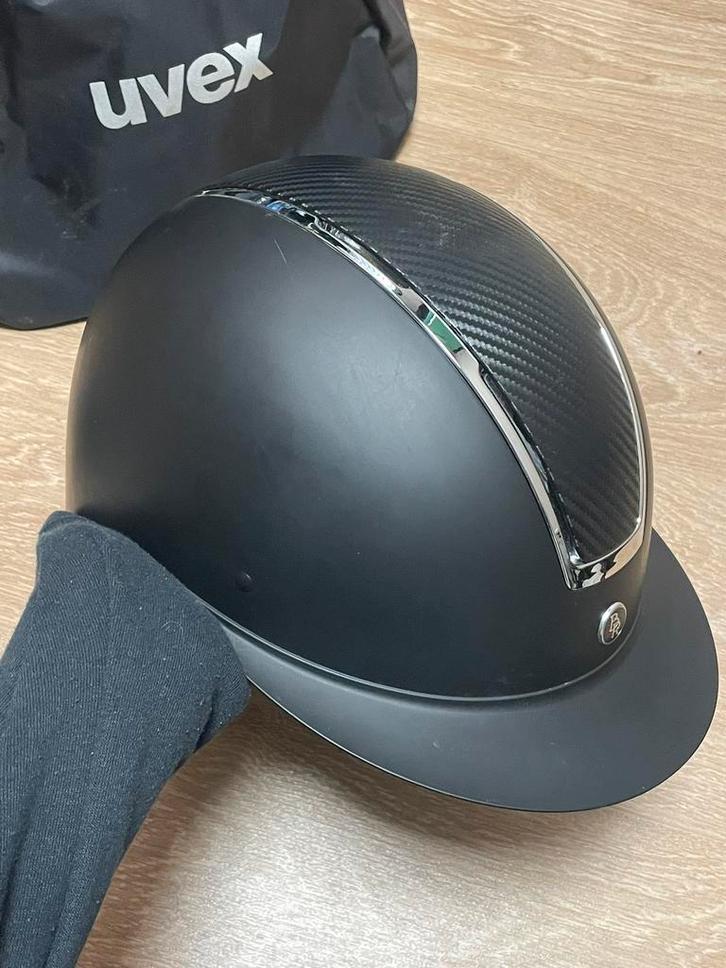 BR cap + Uvex tas, Dieren en Toebehoren, Paardrijkleding, Zo goed als nieuw, Dames, Heren, Cap, Recreatie, Ophalen of Verzenden