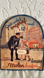 Draaischijf ouderwets molen lucifers, Ophalen of Verzenden, Zo goed als nieuw