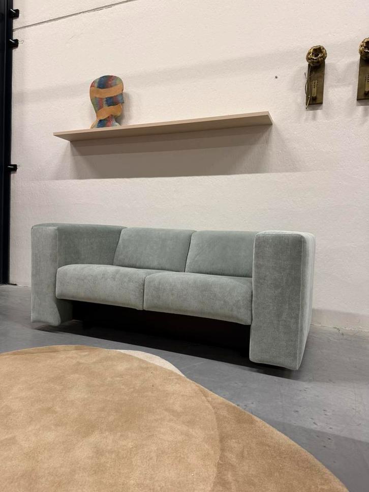 Nieuw Gelderland 430 Kubusbank 2 Zits Rib stof Design 173, Huis en Inrichting, Banken | Bankstellen, Nieuw, Rechte bank, Tweepersoons