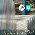 Driewandige polycarbonaat golfplaten 177/51 | DaglichtDirect, Kunststof, Verzenden, Zwart, Nieuw