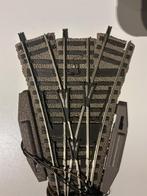 Fleischmann elektrische Driewegwissel H0 nr. 6157 (6158), Hobby en Vrije tijd, Modeltreinen | H0, Gebruikt, Gelijkstroom, Fleischmann