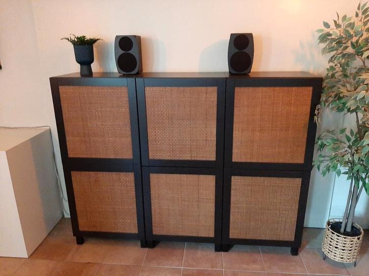 Ikea Besta set (3), Huis en Inrichting, Kasten | Wandmeubels, Zo goed als nieuw, Minder dan 100 cm, Minder dan 150 cm, 25 tot 50 cm