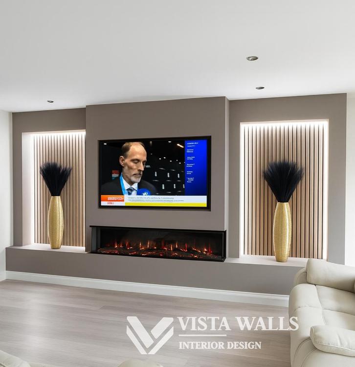 Luxe Design Cinewalls op maat & Koof | In 1 dag | Direct, Huis en Inrichting, Haarden, Nieuw, Elektrische haard, Ophalen of Verzenden