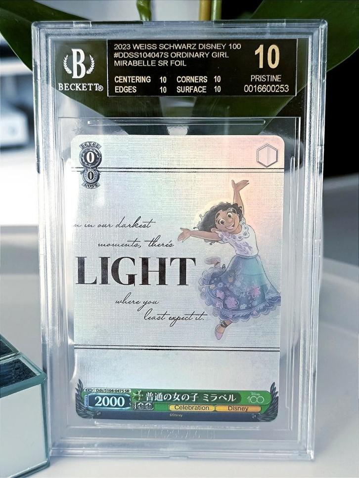 Disney Mirabelle Beckett Black Label 10 Pristine - Low Pop 4, Hobby en Vrije tijd, Verzamelkaartspellen | Pokémon, Nieuw, Losse kaart