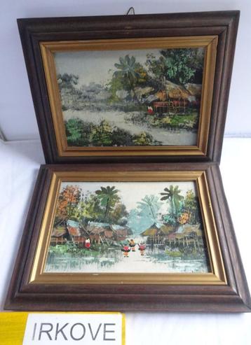 OLIEVERF * THAILAND 2 WERKJES * In Lijst * beschikbaar voor biedingen