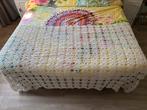 Handgehaakte bedsprei retro, Ophalen of Verzenden, Tweepersoons