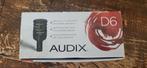 Audix D6 microfoon - zo goed als nieuw, Muziek en Instrumenten, Microfoons, Ophalen of Verzenden, Zo goed als nieuw