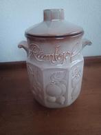 rumtopf 8 hoekig, afbeeldingen met soorten fruit, Ophalen of Verzenden