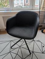 Muuto fiber swivel gestoffeerd, Huis en Inrichting, Stoelen, Ophalen, Gebruikt, Metaal, Eén