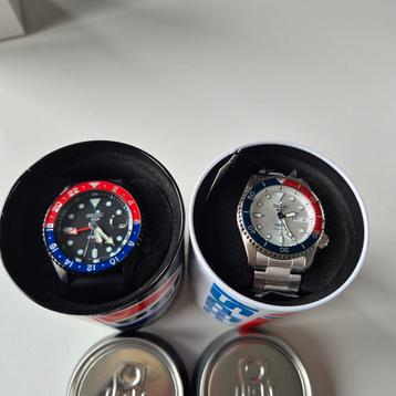 Seiko x Pepsi SSK047 & SRPL99 LIMITED EDITION SET beschikbaar voor biedingen