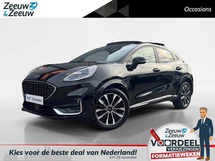 Ford Puma 1.0 EcoBoost Hybrid ST-Line Vignale | Zeer complee, Auto's, Ford, Bedrijf, Te koop, Puma, ABS, Airbags, Airconditioning