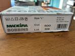 142 Madeira Bobbins Ondergaren Zwart - Borduurmachine, Hobby en Vrije tijd, Ophalen, Nieuw, Machineborduren, Onderdeel of Toebehoren