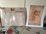 5 kunst platen van Leonardo da Vinci 42.5/53.5 in map, Ophalen of Verzenden