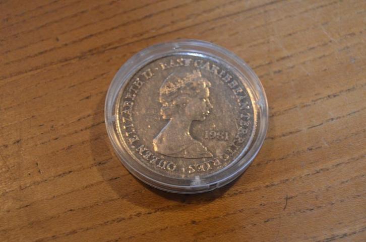 East Caribean Territories Royal Wedding 1981 10 dlrs, Postzegels en Munten, Munten | Amerika, Losse munt, Midden-Amerika, Ophalen of Verzenden
