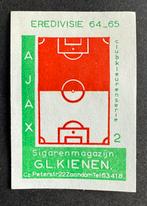Voetbal  G.L. Kienen luciferetiket AJAX 1964 -1965  zeldzaam, Ophalen of Verzenden, Nieuw, Ajax