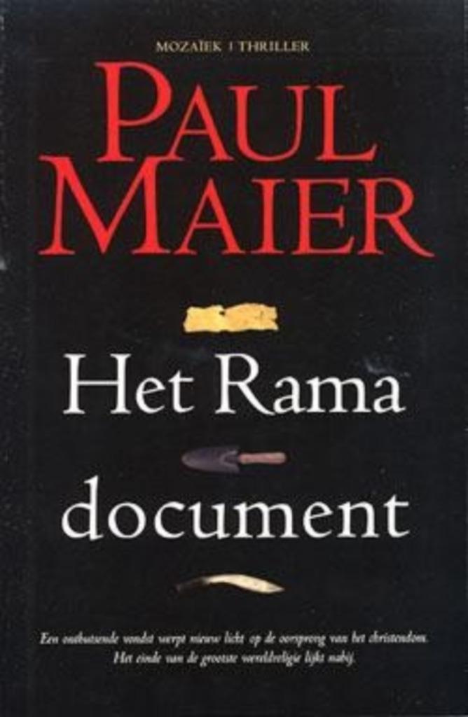 Paul Maier-Het Rama Document-Operatie Wederkomst, Boeken, Thrillers, Zo goed als nieuw, Verzenden
