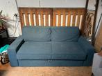 Blauwe IKEA Slaapbank met Opbergruimte, Ophalen, Gebruikt, Blauw, Tweepersoons
