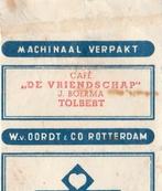 De Vriendschap Tolbert - J Boerma, Ophalen of Verzenden