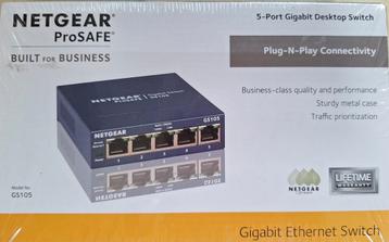 5-Port Gigabit Desktop Switch. Plug-N-Play Connectivity. beschikbaar voor biedingen
