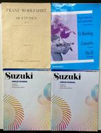 Lesboeken viool, o.a. Suzuki, Muziek en Instrumenten, Bladmuziek, Viool of Altviool, Les of Cursus, Gebruikt, Ophalen of Verzenden