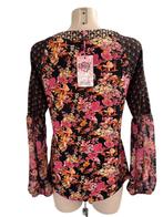 Tessa Koops shirt lange mouw NIEUW M, Kleding | Dames, Maat 38/40 (M), Bruin, Nieuw, Ophalen of Verzenden