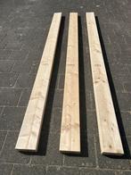 Vurenhout balken, Doe-het-zelf en Verbouw, Hout en Planken, Ophalen of Verzenden, Zo goed als nieuw, 50 mm of meer, Balk