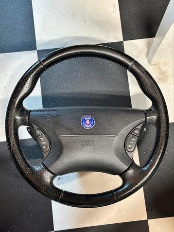 Saab aero stuur leder airbag 9-3 v1 9-5 sensotronic beschikbaar voor biedingen
