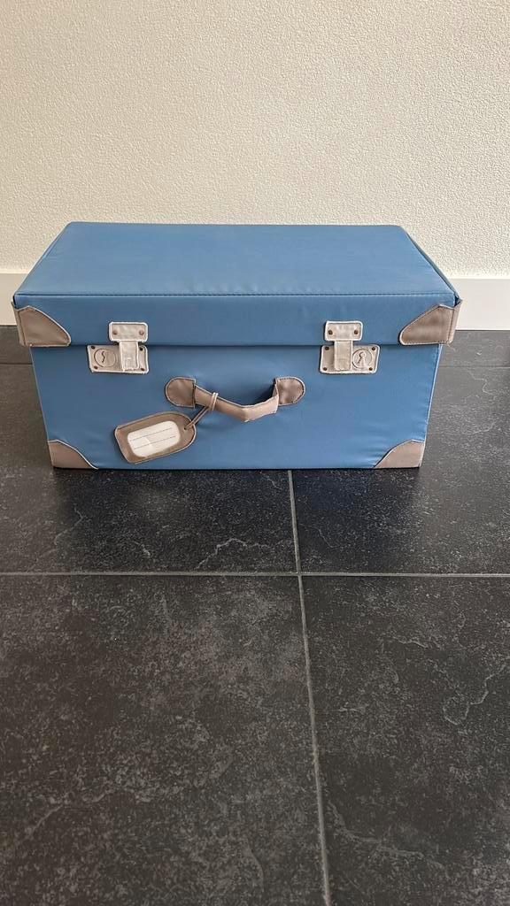 Ikea opbergen Pysslingar koffer blauw, Kinderen en Baby's, Kinderkamer | Inrichting en Decoratie, Zo goed als nieuw, Overige typen