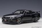 Nissan Skyline R34 GT-R V-Spec II modelauto 1:18 AutoArt, Ophalen of Verzenden, Nieuw, Auto, Autoart