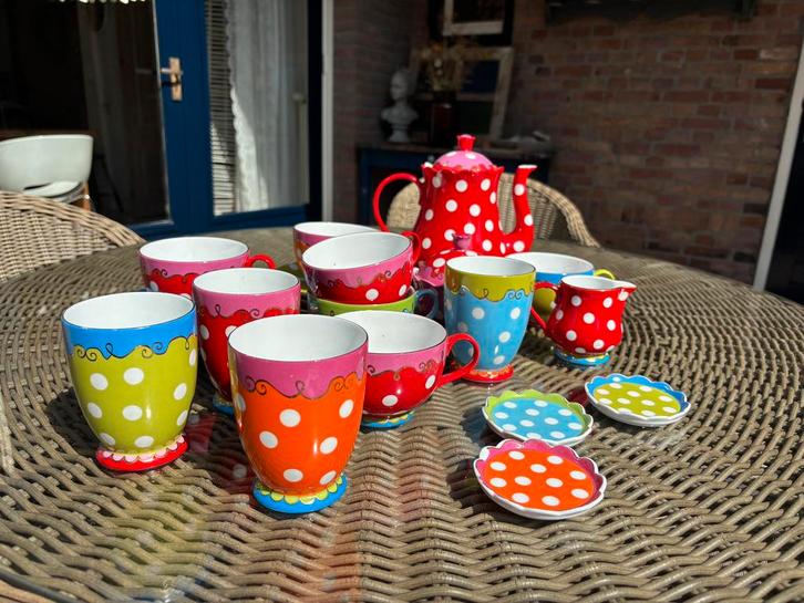 Oilily Servies, Huis en Inrichting, Keuken | Servies, Kop(pen) en/of Schotel(s), Overige stijlen, Porselein, Ophalen of Verzenden