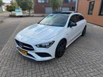 Mercedes-Benz CLA 180 AMG Black Edition Panorama, Auto's, Mercedes-Benz, CLA, 136 pk, Wit, Stationwagon