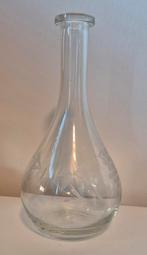 Vintage wijnkaraf met druiven ets, Ophalen of Verzenden