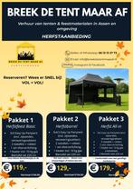 Partytent huren Assen – compleet pakket met tent & heaters