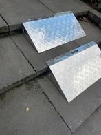 Alluminium oprijplaten - rollator/rolstoel 12 hoog, 72 breed, Doe-het-zelf en Verbouw, Ophalen of Verzenden, Nieuw, Trap, Minder dan 2 meter
