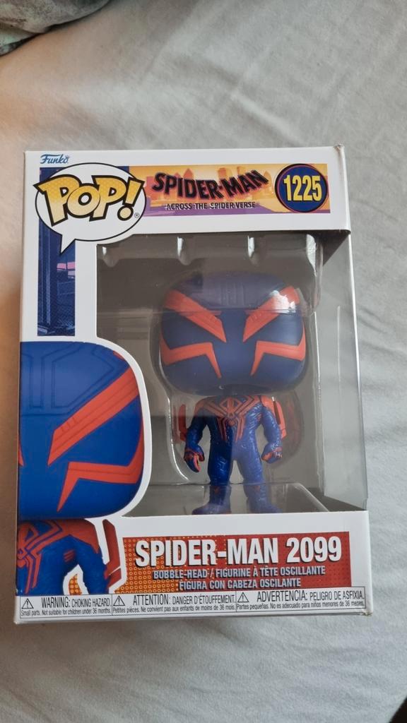 Funko Pop! Spider-Man 2099 #1225 - Across the Spider-Verse, Kinderen en Baby's, Speelgoed | Actiefiguren, Zo goed als nieuw, Ophalen of Verzenden