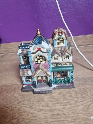Dickensville Southwood Books kersthuisje  beschikbaar voor biedingen
