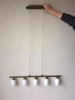 Hanglamp met 5 lichtbronnen van melkglas Z.G.A.N., Ophalen of Verzenden, Metaal