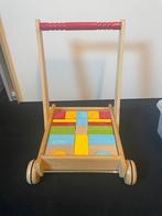 Blokkenkar, Kinderen en Baby's, Speelgoed | Houten speelgoed, Ophalen, Gebruikt