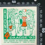 Sticker: Avondvierdaagse 1993 - KNBLO Kring Limburg, Overige typen, Ophalen of Verzenden, Zo goed als nieuw