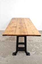 Industriële tafel eettafel industrieel 200 cm, Ophalen of Verzenden, Gebruikt