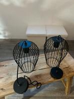Twee metalen hanglampen, Huis en Inrichting, Ophalen, Zo goed als nieuw, Metaal, Minder dan 50 cm