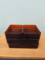Vintage Glazen Schaaltjes Set, Ophalen of Verzenden