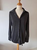 Iz naiz collection gestreepte blouse maat m, Maat 38/40 (M), Ophalen of Verzenden, Zo goed als nieuw, Zwart