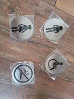 ruim 1000 stuks deur plaatjes rvs 5 soorten, Ophalen of Verzenden