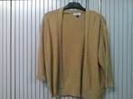 Leuk camel kleurig  glitter vestje, Ophalen of Verzenden, Zo goed als nieuw, Maat 38/40 (M), Bruin