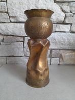1940 1945 Herdenkings vaas gemaakt van echte granaathuls, Antiek en Kunst, Curiosa en Brocante, Ophalen of Verzenden