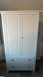 Witte kledingkast, gebruikt, 100x197x58 cm, Huis en Inrichting, Ophalen, Overige materialen, Gebruikt, 100 tot 150 cm