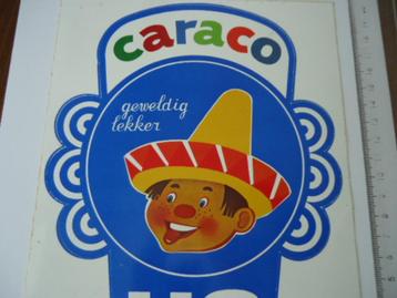 sticker oud CARACO IJS geweldig lekker groot fomaat jaren 70 beschikbaar voor biedingen