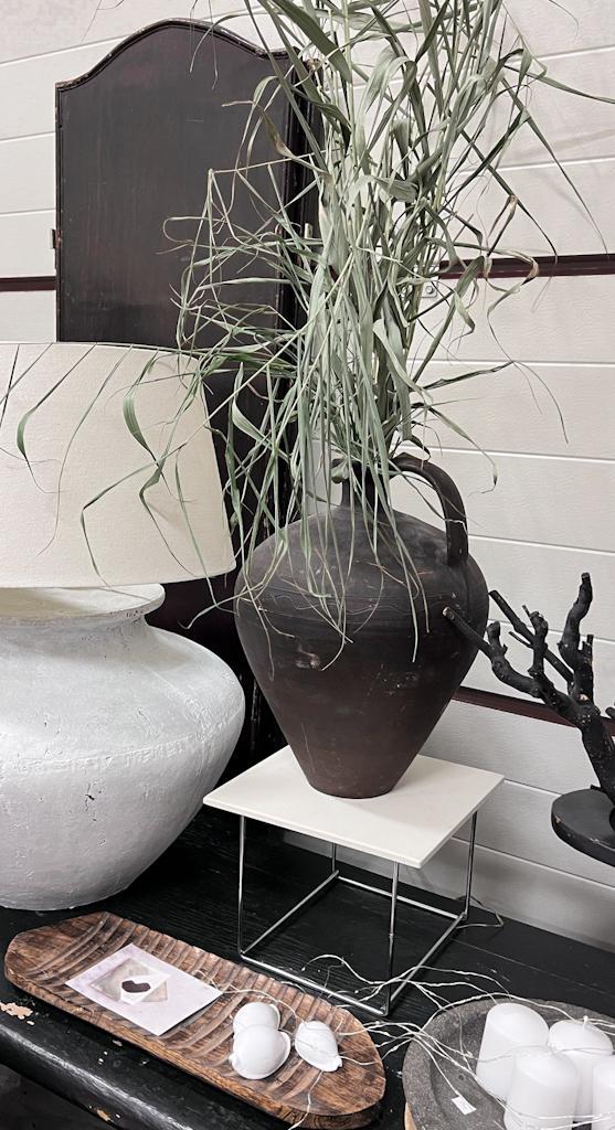 aardewerk kruiklamp kruik lamp groot, Huis en Inrichting, Lampen | Tafellampen, Zo goed als nieuw, Minder dan 50 cm, Ophalen